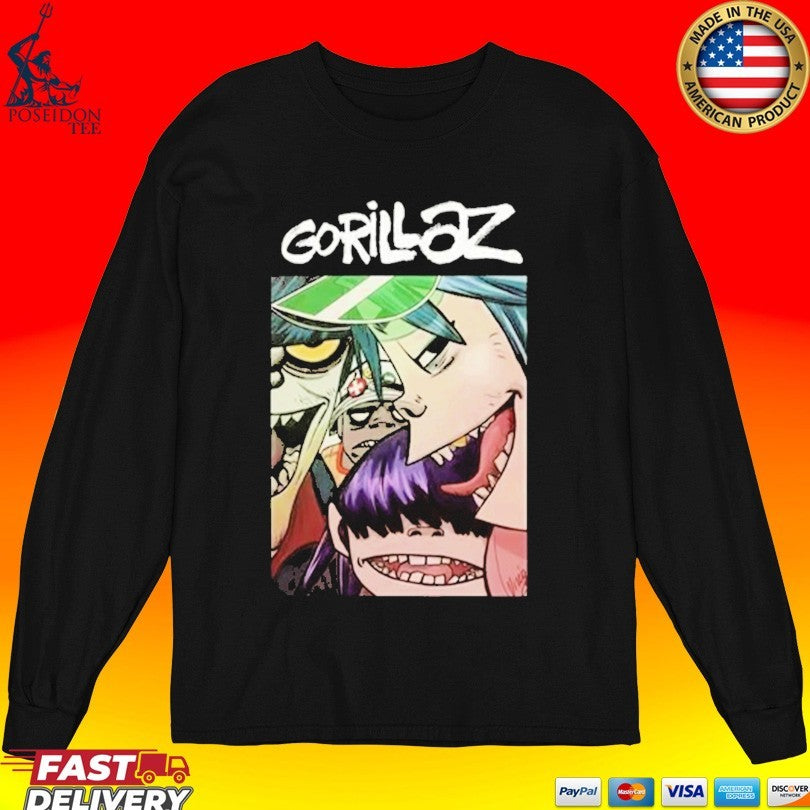 Billie Eilish Gorillaz Band T-shirt