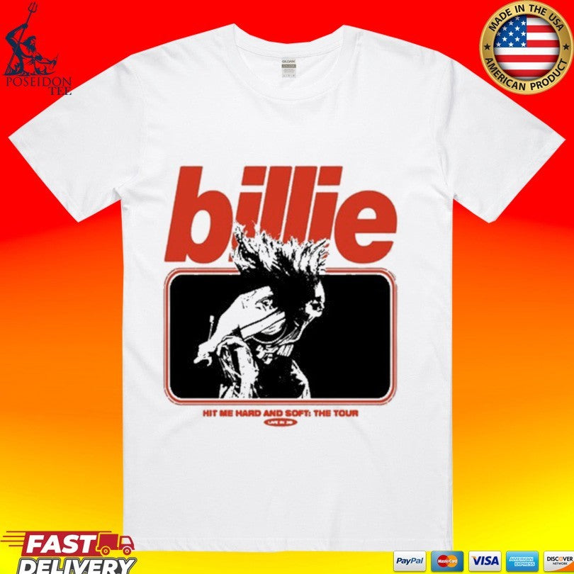 Billie Hit Me Hard And Soft The Tour T-shirt