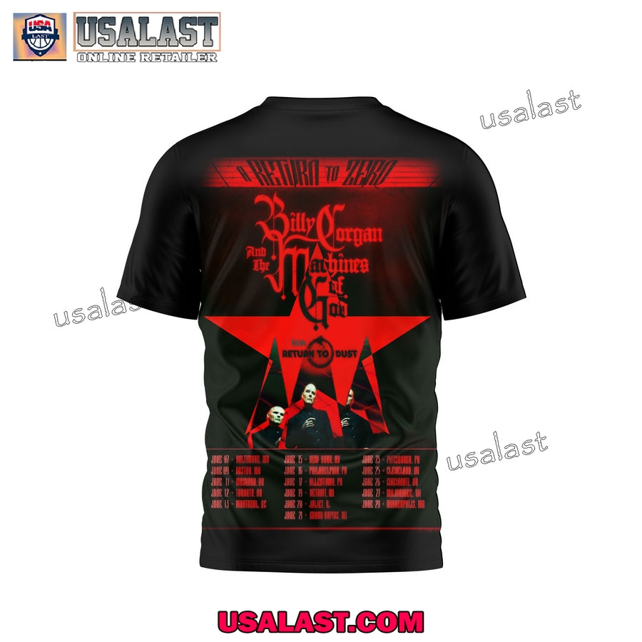 Billy Corgan And The Machines Of God 2025 Tour 3D Shirt