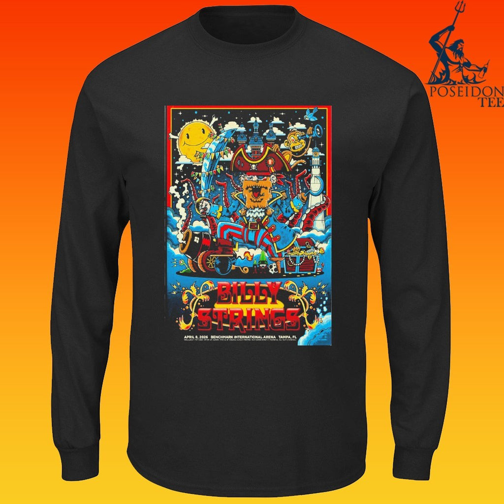 Billy Strings April 8 2026 In Tampa, Fl Tour T-shirt