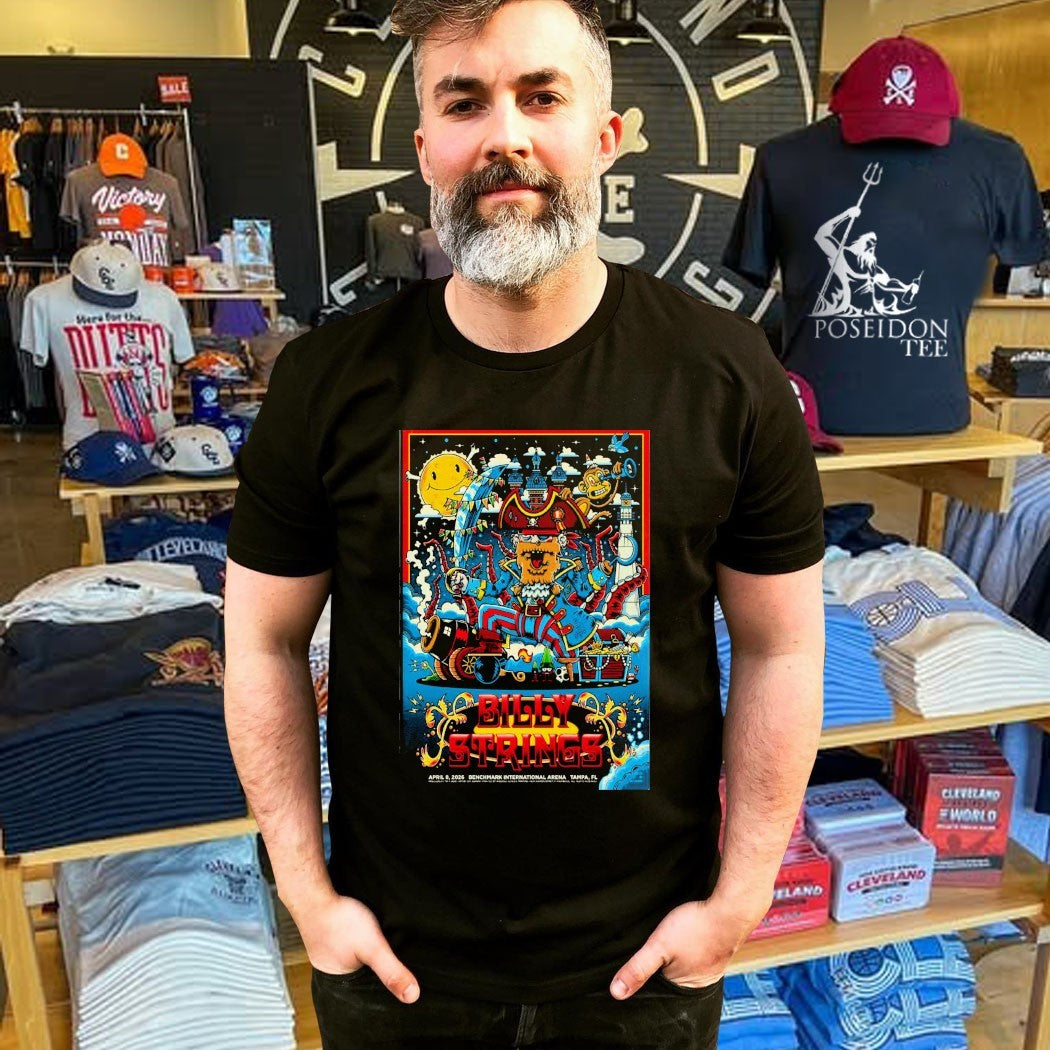 Billy Strings April 8 2026 In Tampa, Fl Tour T-shirt