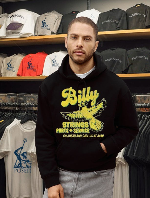Billy Strings Parts Service Go Ahead And Call Us At 4am Band Garage T-shirt
