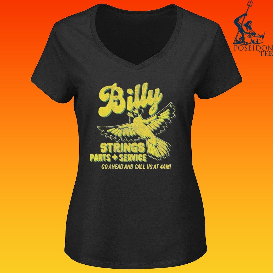 Billy Strings Parts Service Go Ahead And Call Us At 4am Band Garage T-shirt