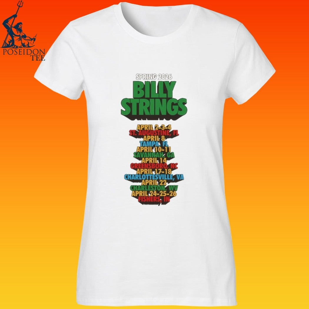Billy Strings Spring 2026 Funky Text T-shirt
