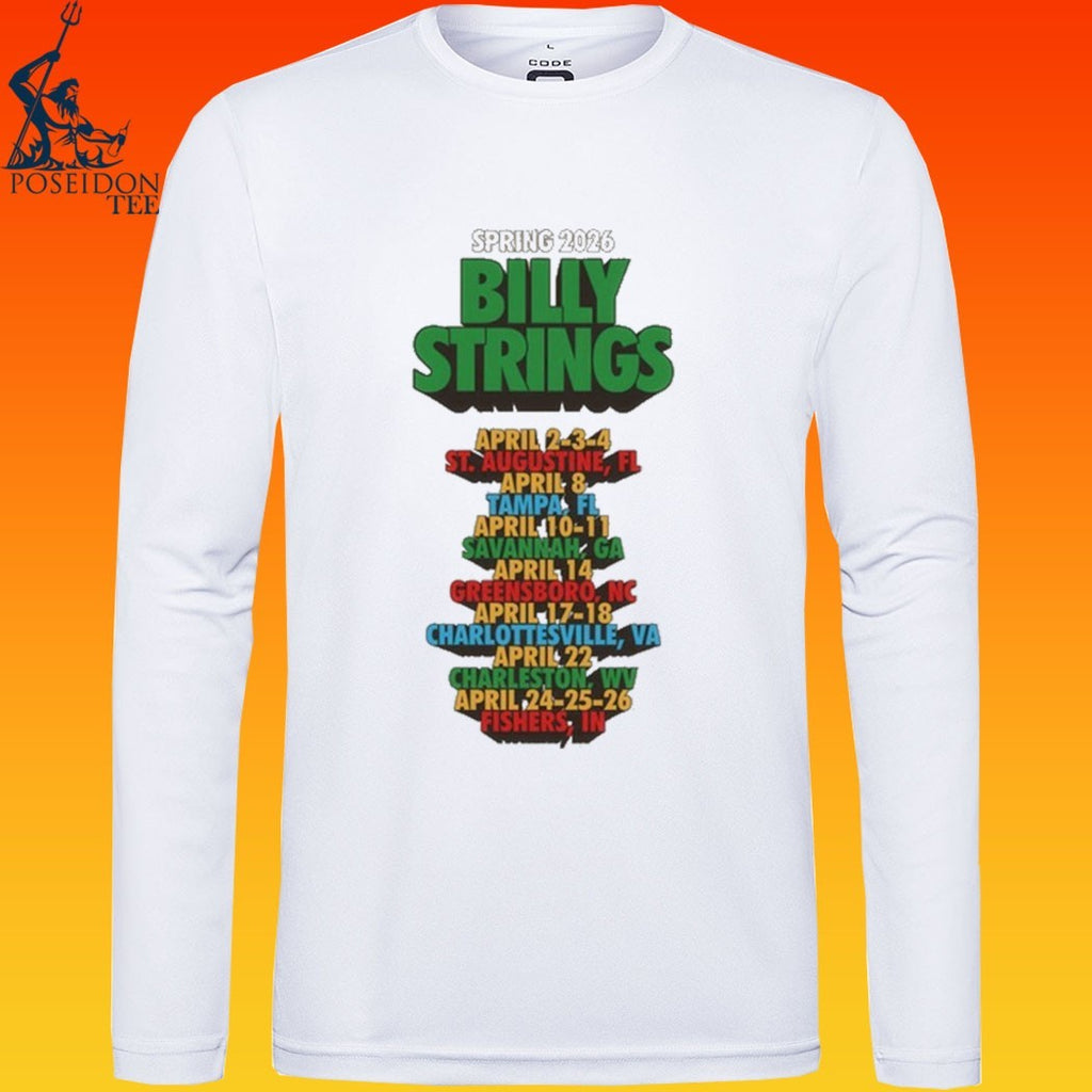 Billy Strings Spring 2026 Funky Text T-shirt