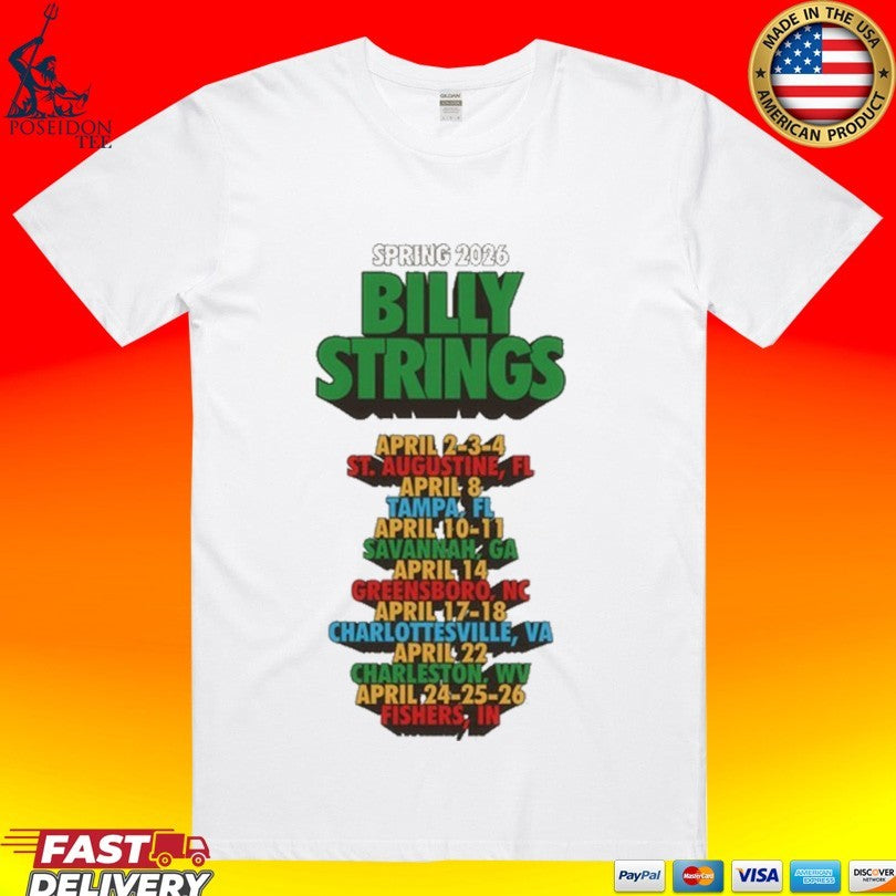 Billy Strings Spring 2026 Funky Text T-shirt