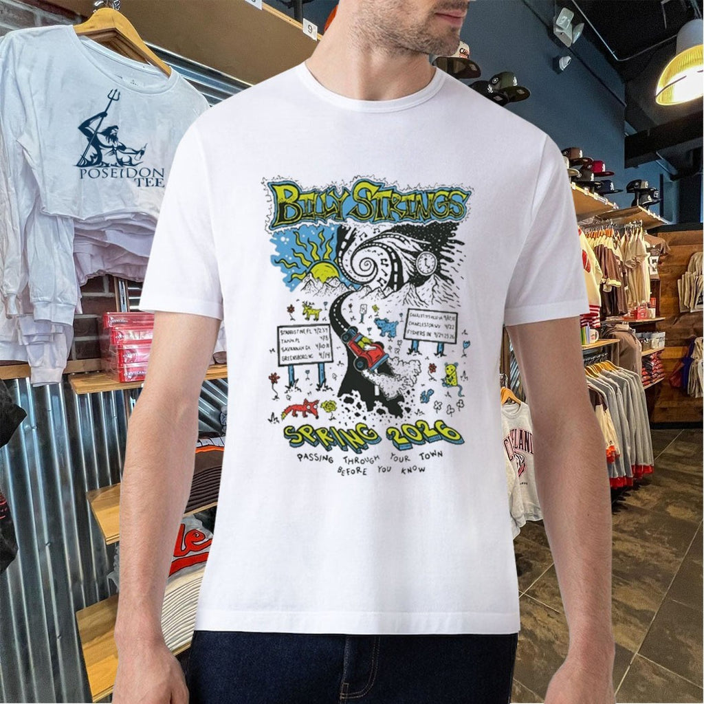 Billy Strings Spring 2026 Highway Hypnosis With Dates T-shirt