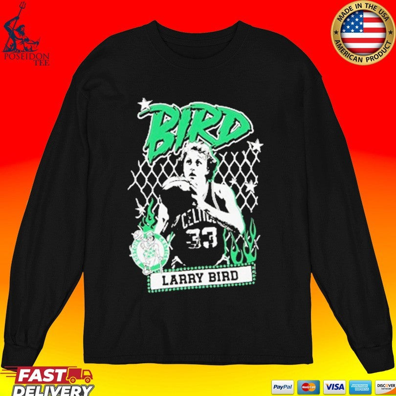 Bird Larry Bird Nba Mitchell & Ness Nba Street Player Boston Celtics T-shirt