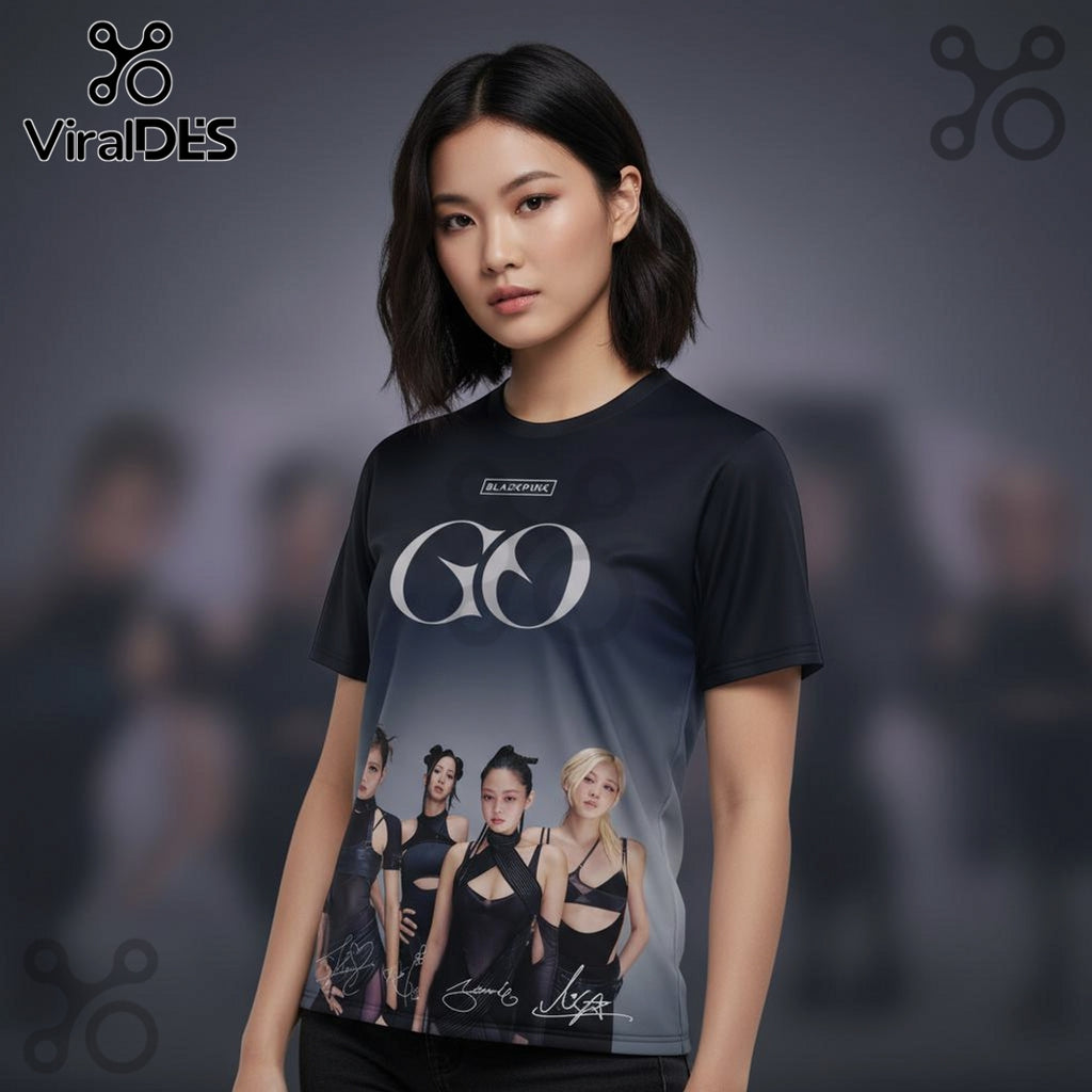 Blackpink GO Album Limited Edition K-Pop Music Shirt