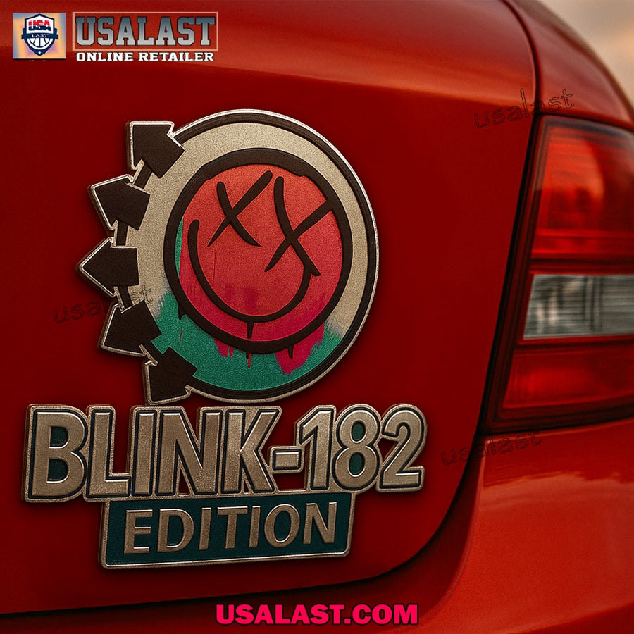 Blink 182 Edition Car Emblem Custom 3D Badge