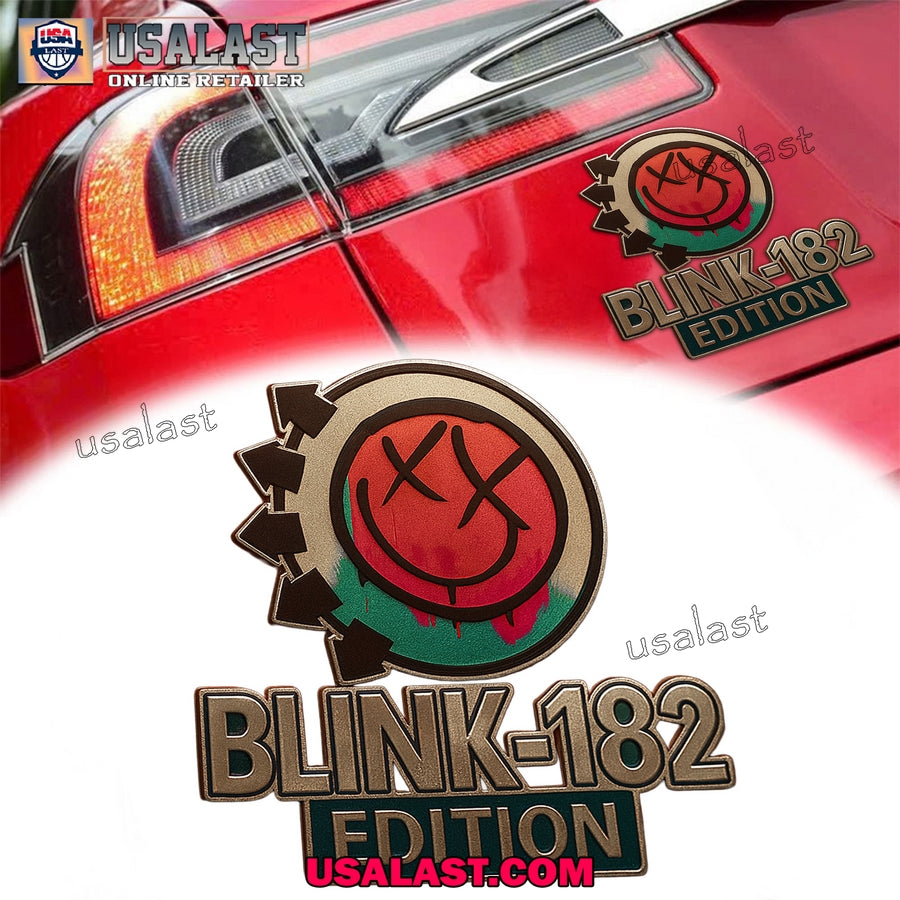 Blink 182 Edition Car Emblem Custom 3D Badge