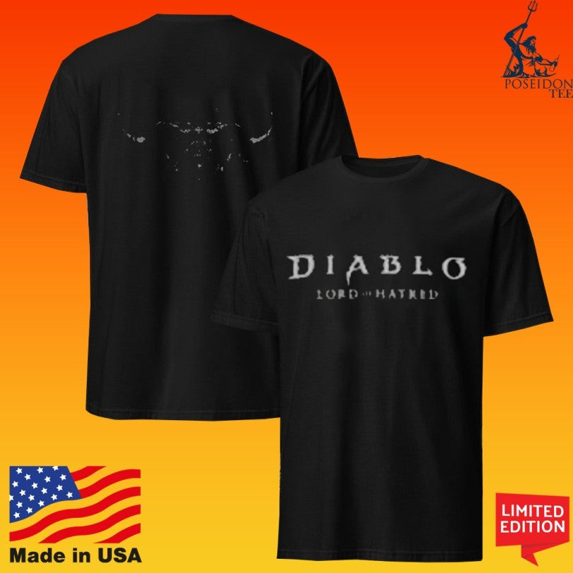 Blizzard Gear Diablo Iv Lord Of Hatred Mephisto Skull T-shirt