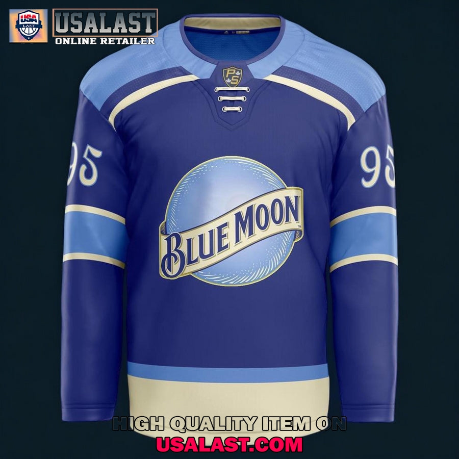 Blue Moon Beer Custom Hockey Jersey