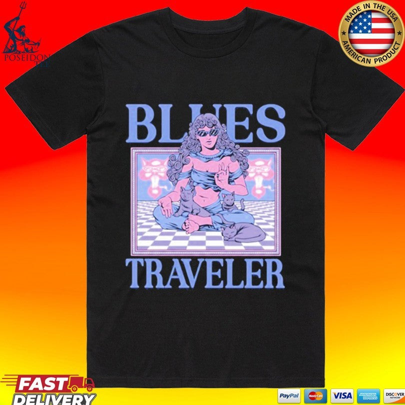 Blues Traveler Meditate Womens T-shirt