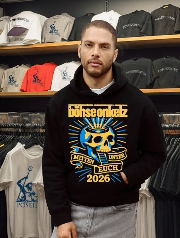 Böhse Onkelz Mitten Unter Euch Skull 2026 T-shirt
