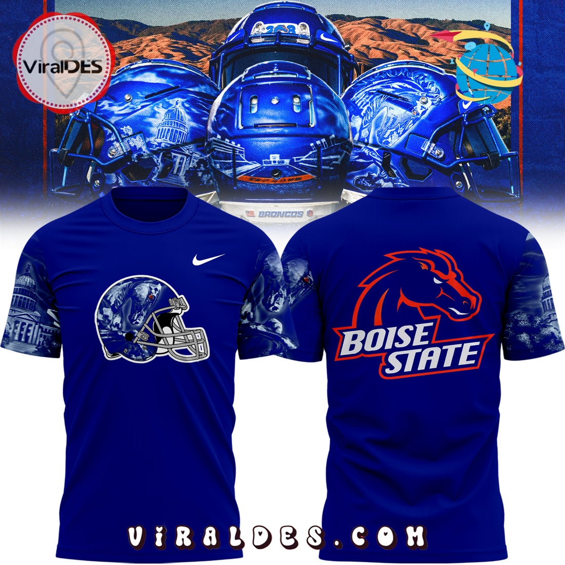 Boise State Broncos Art Edition Limited Edition Hoodie