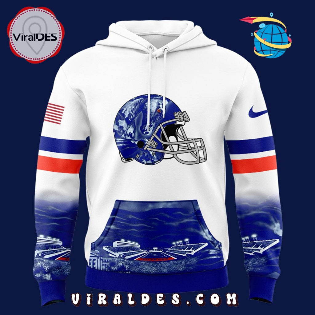 Boise State Broncos Art Edition White Edition Hoodie