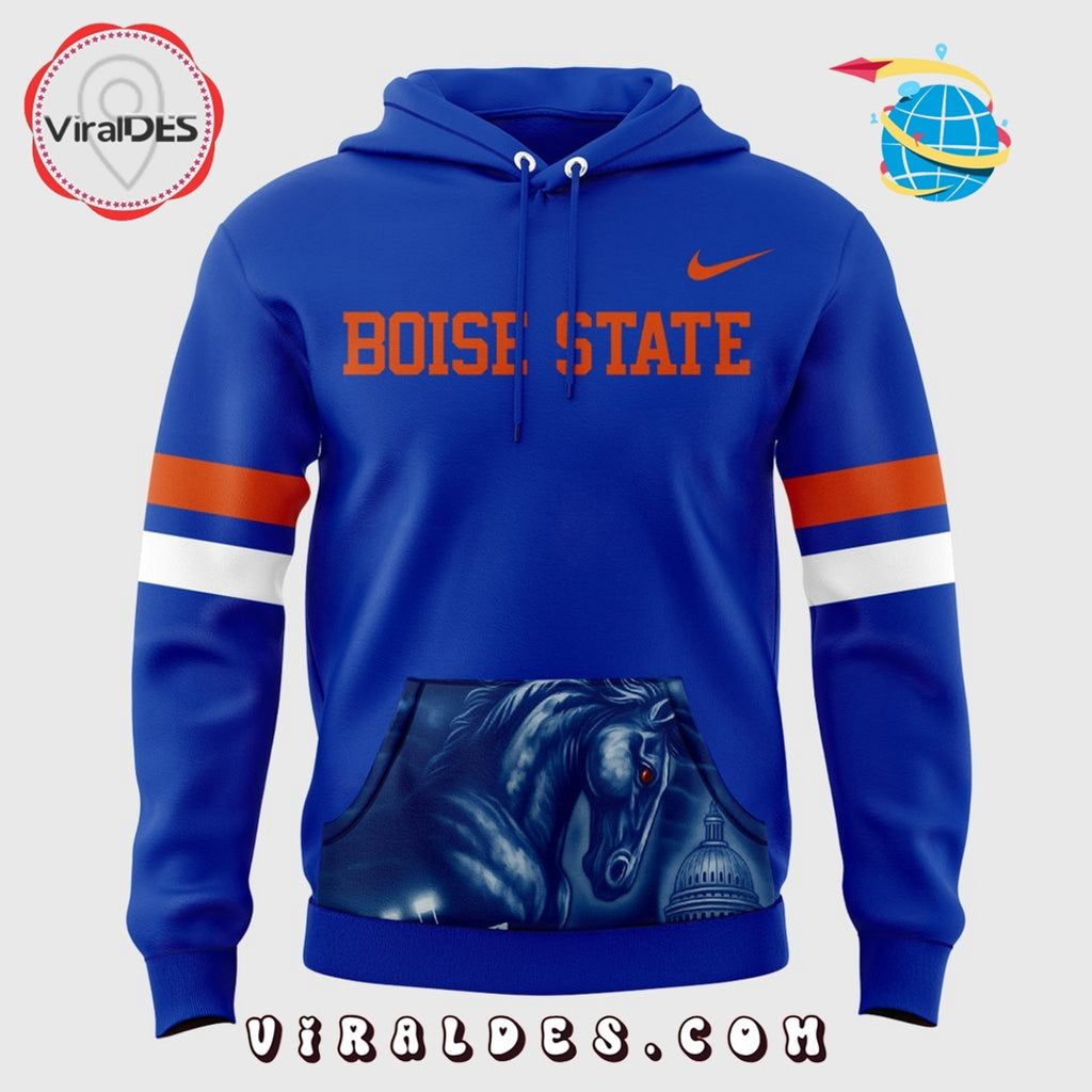 Boise State Football Blue Hoodie 2025