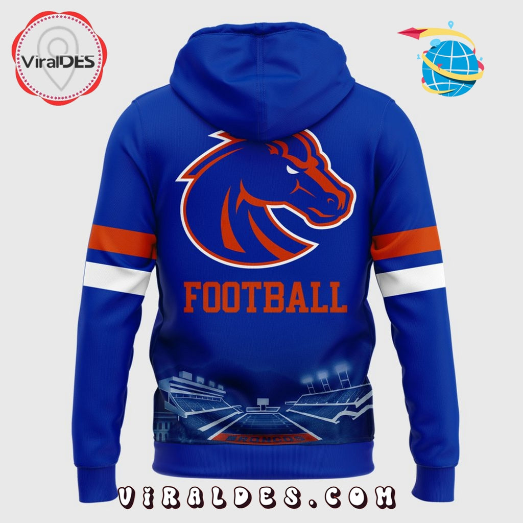 Boise State Football Blue Hoodie 2025