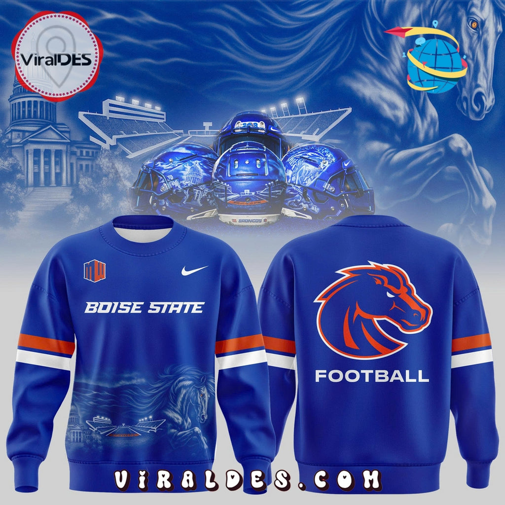 Boise State Football The Best Blue Hoodie 2025