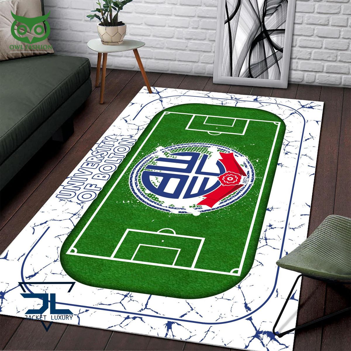 Bolton Wanderers English Football League EFL Premium Carpet Rug