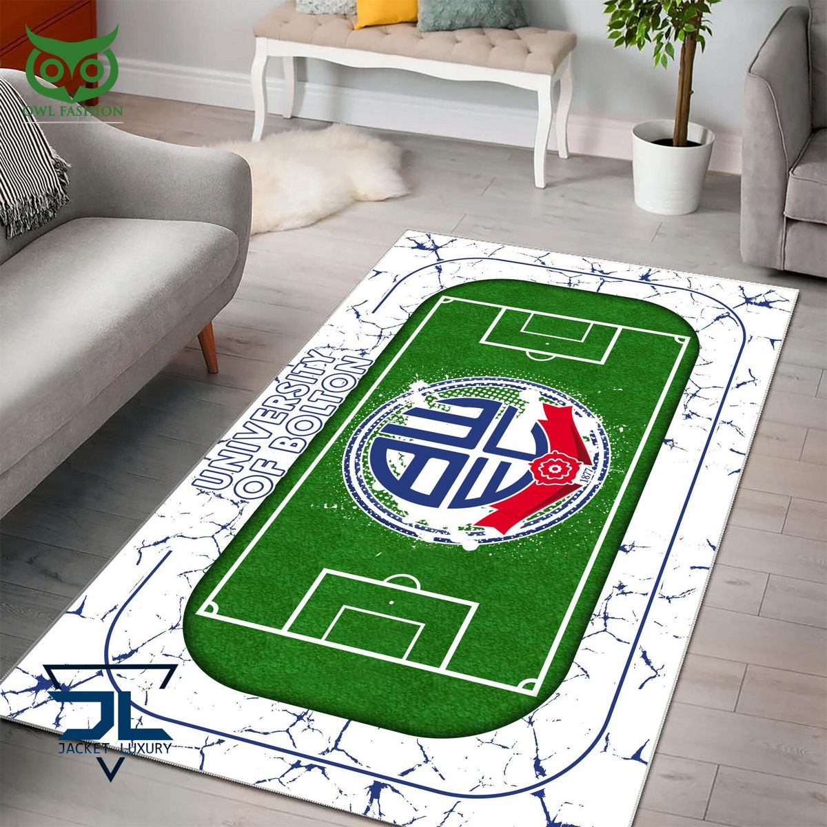 Bolton Wanderers English Football League EFL Premium Carpet Rug