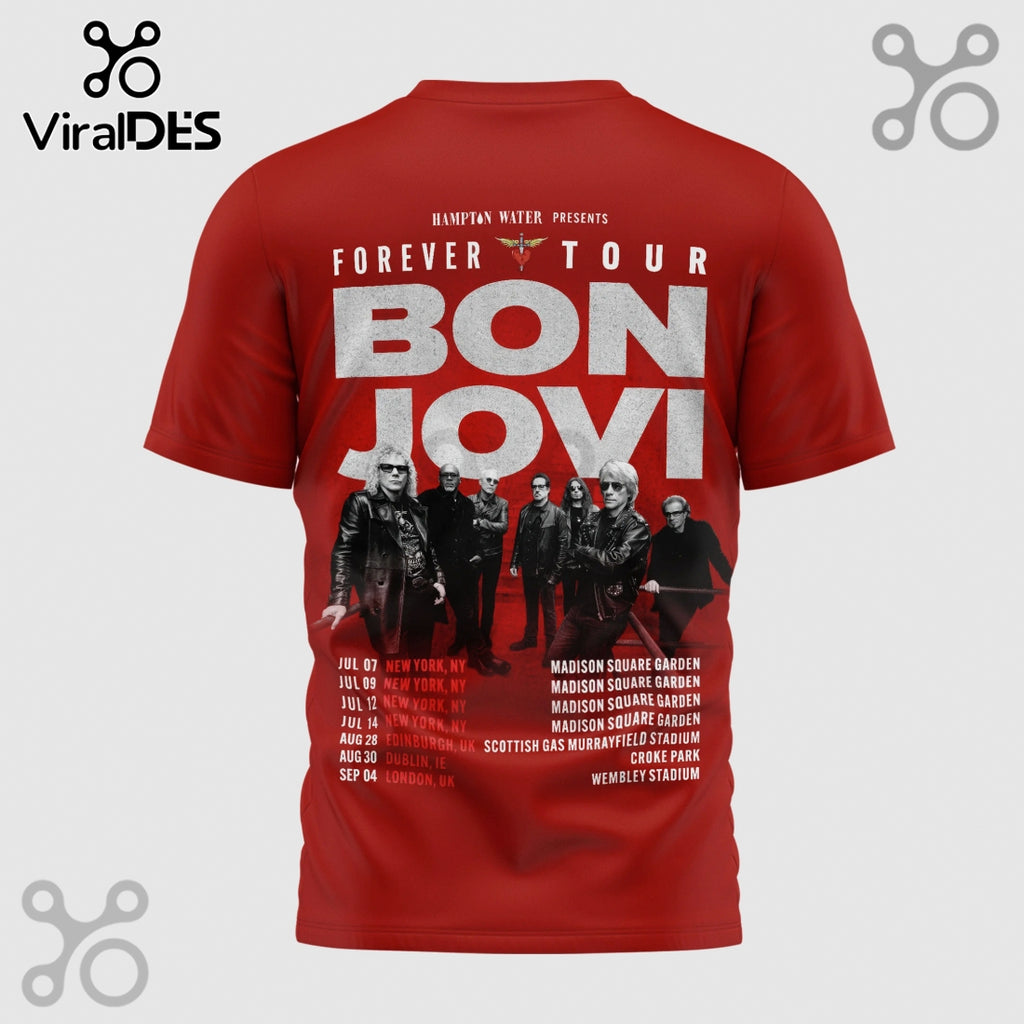 Bon Jovi Forever Tour Graphic T-Shirt