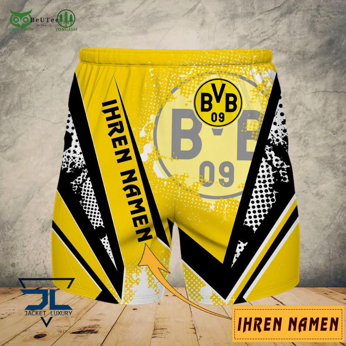 Borussia Dortmund II Bundesliga Ihren Namen 3D Hoodie Shirt Polo