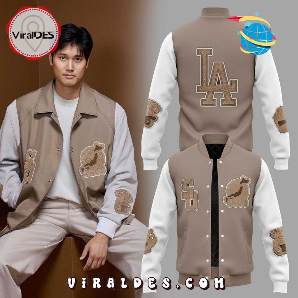 BOSS x Shohei Ohtani Artwork Baseball Jacket