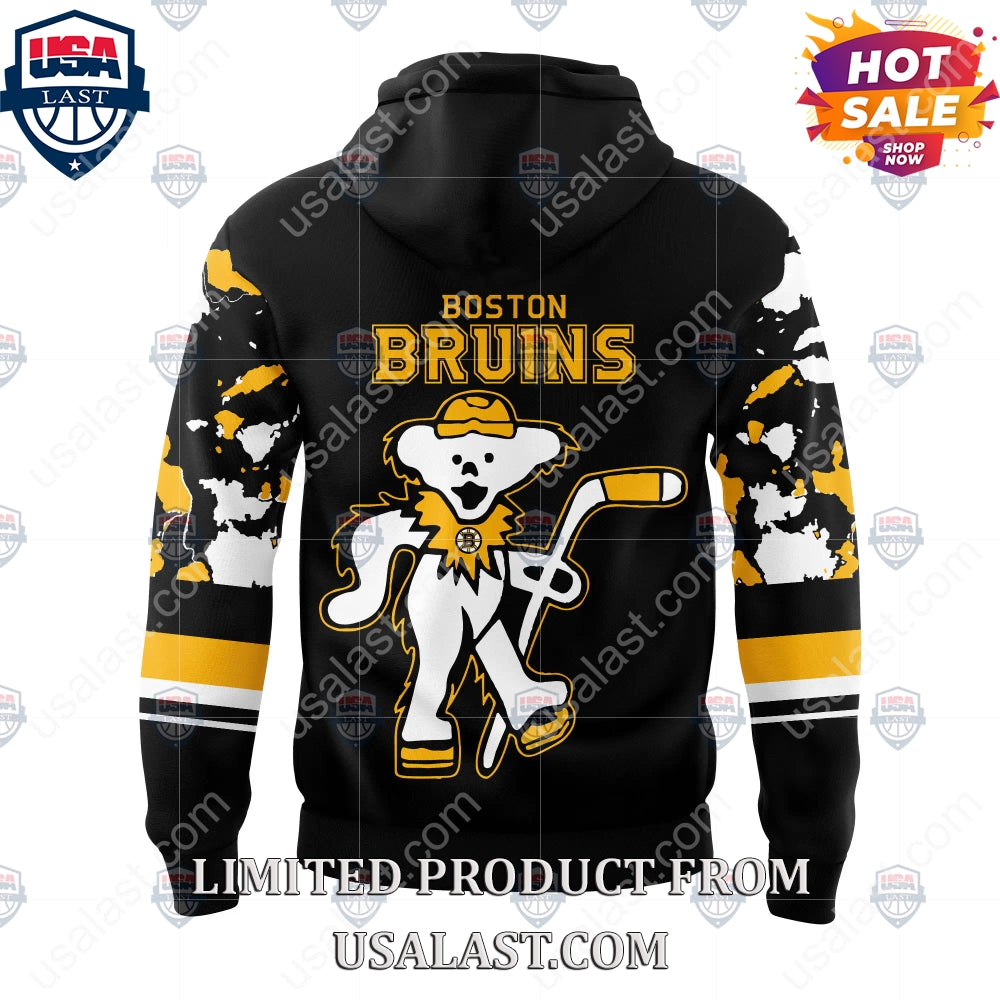 Boston Bruins NHL Grateful Dead Night Peanuts Hoodie