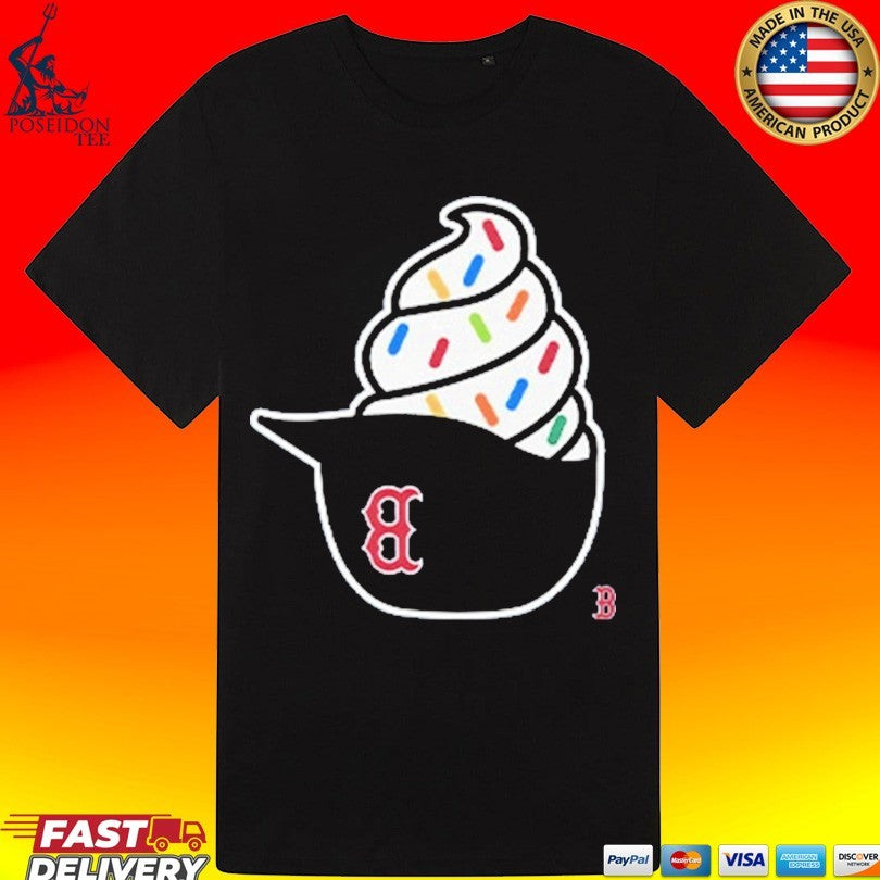 Boston Red Sox Ice Cream Helmet T-shirt