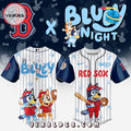 Boston Red Sox MLB Bluey And Bingo 2025 Baseball Jersey