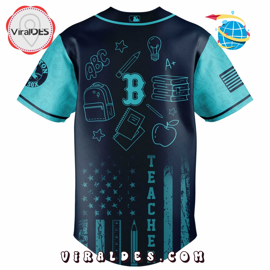 Boston Red Sox MLB x Teacher Appreciation Day Baseball Jersey