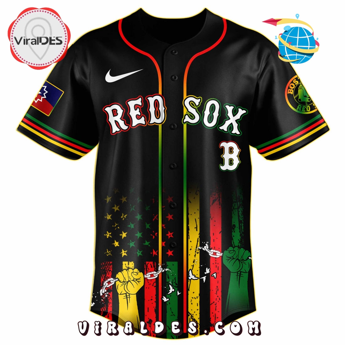 Boston Red Sox x 2025 Juneteenth Day Jersey