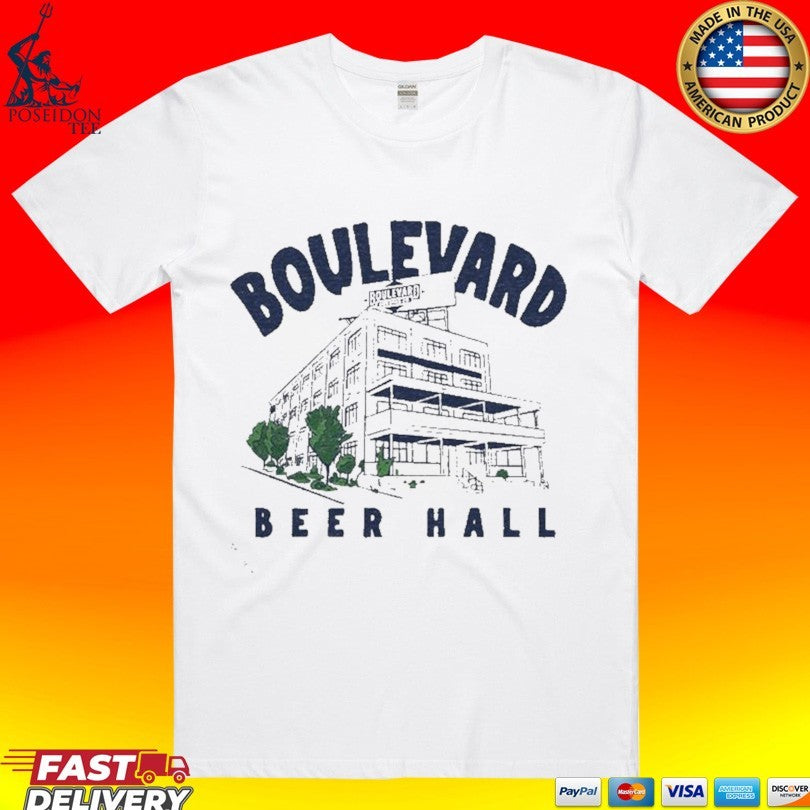 Boulevard Beer Hall Vintage Grey T-shirt