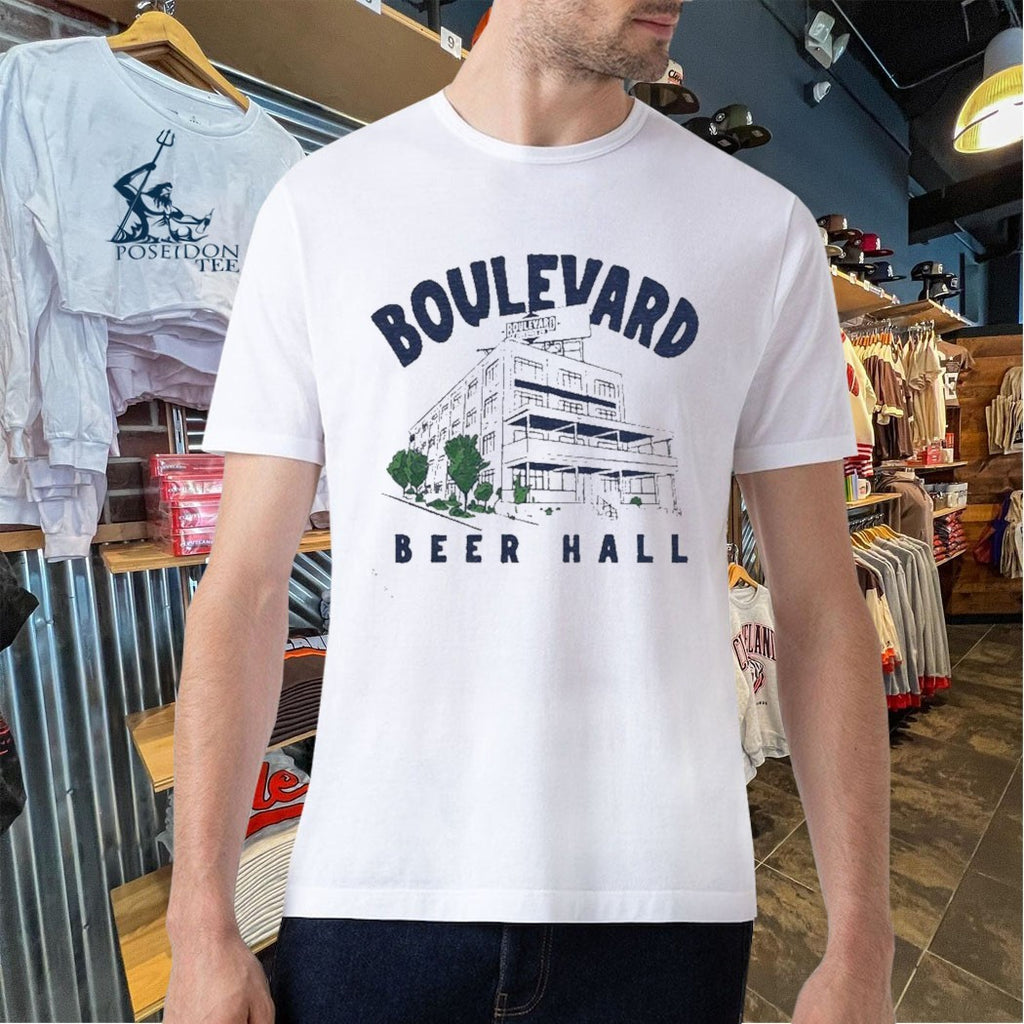 Boulevard Beer Hall Vintage Grey T-shirt