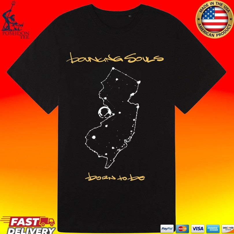 Bouncing Souls Born To Be New Jersey T-shirt
