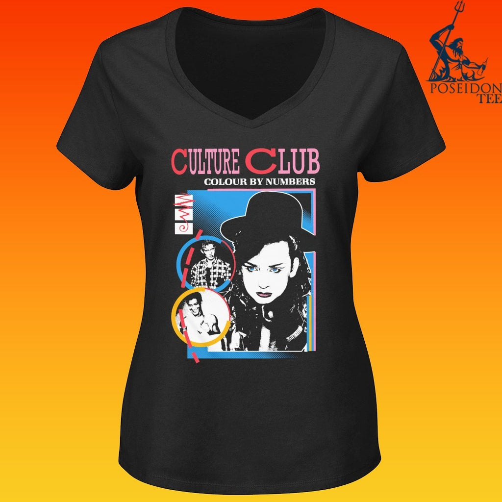 Boy George And Culture Club Colour By Numbers T-shirt