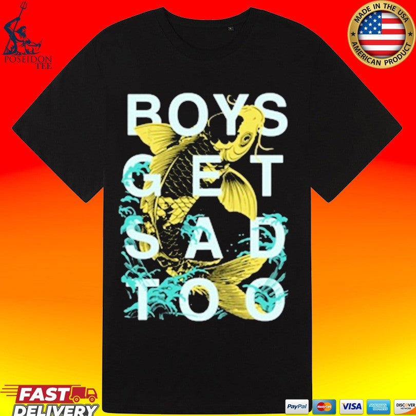 Boys Get Sad Too Lucky Koi T-shirt