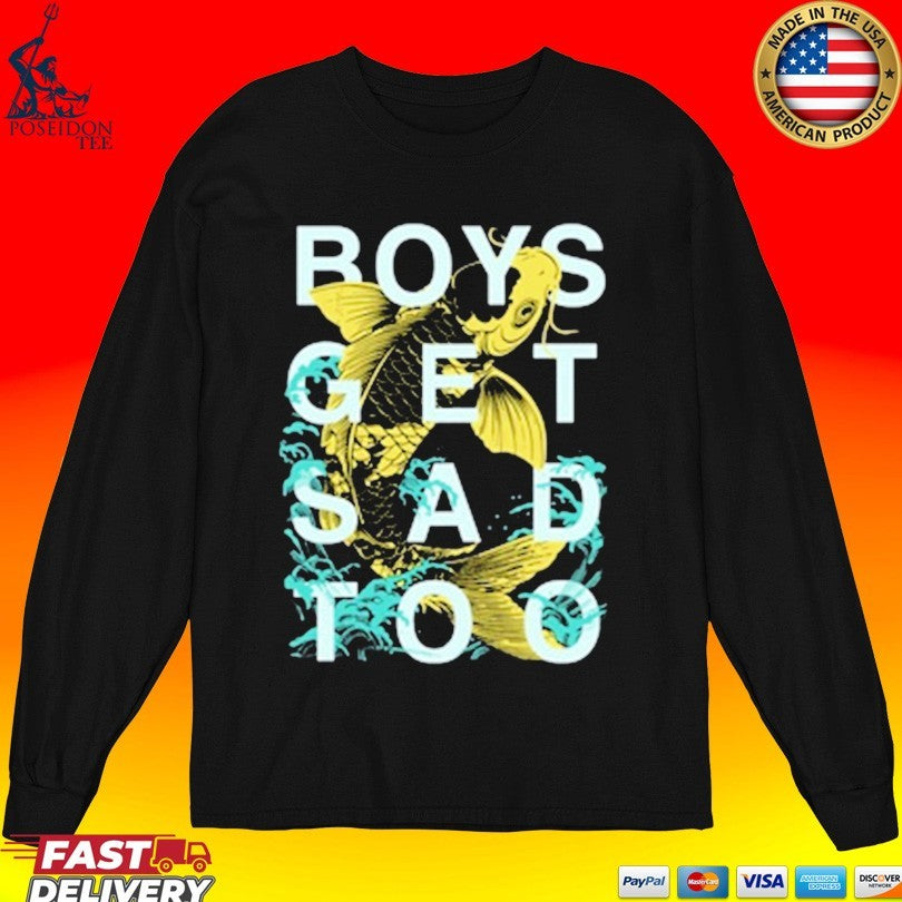 Boys Get Sad Too Lucky Koi T-shirt