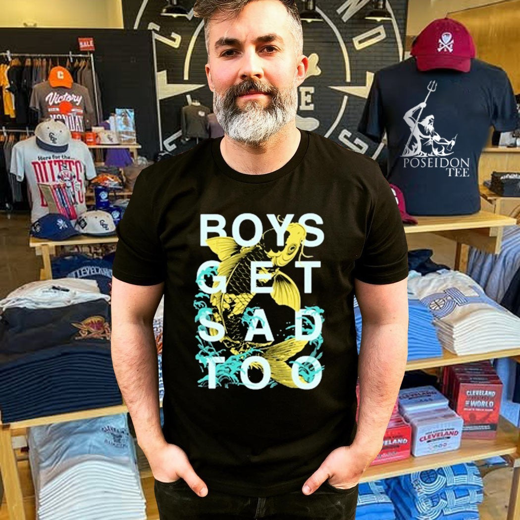 Boys Get Sad Too Lucky Koi T-shirt
