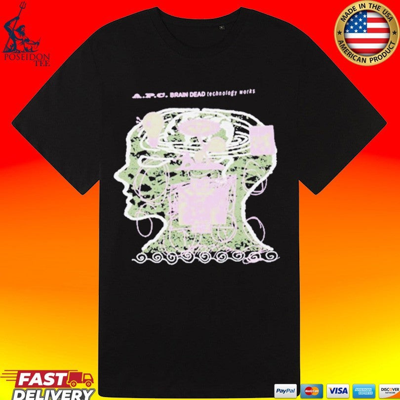 Brain Dead X A.p.c. Technology Works T-shirt