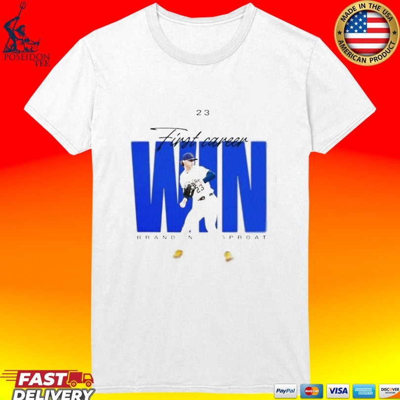 Brandon Sproat Brewers First Career Win T-shirt