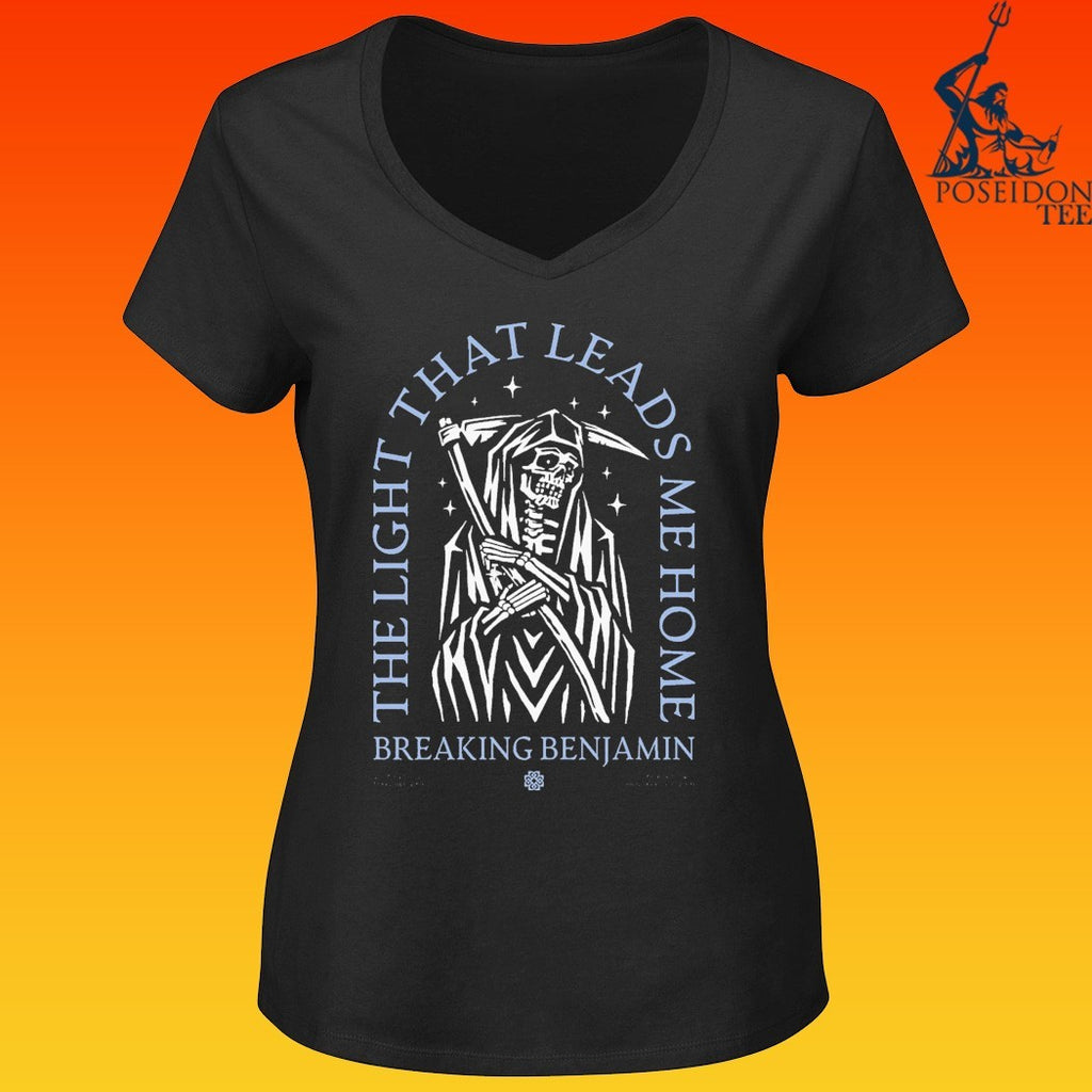 Breaking Benjamin The Light That Leads Me Home Reaper 2.0 Black T-shirt