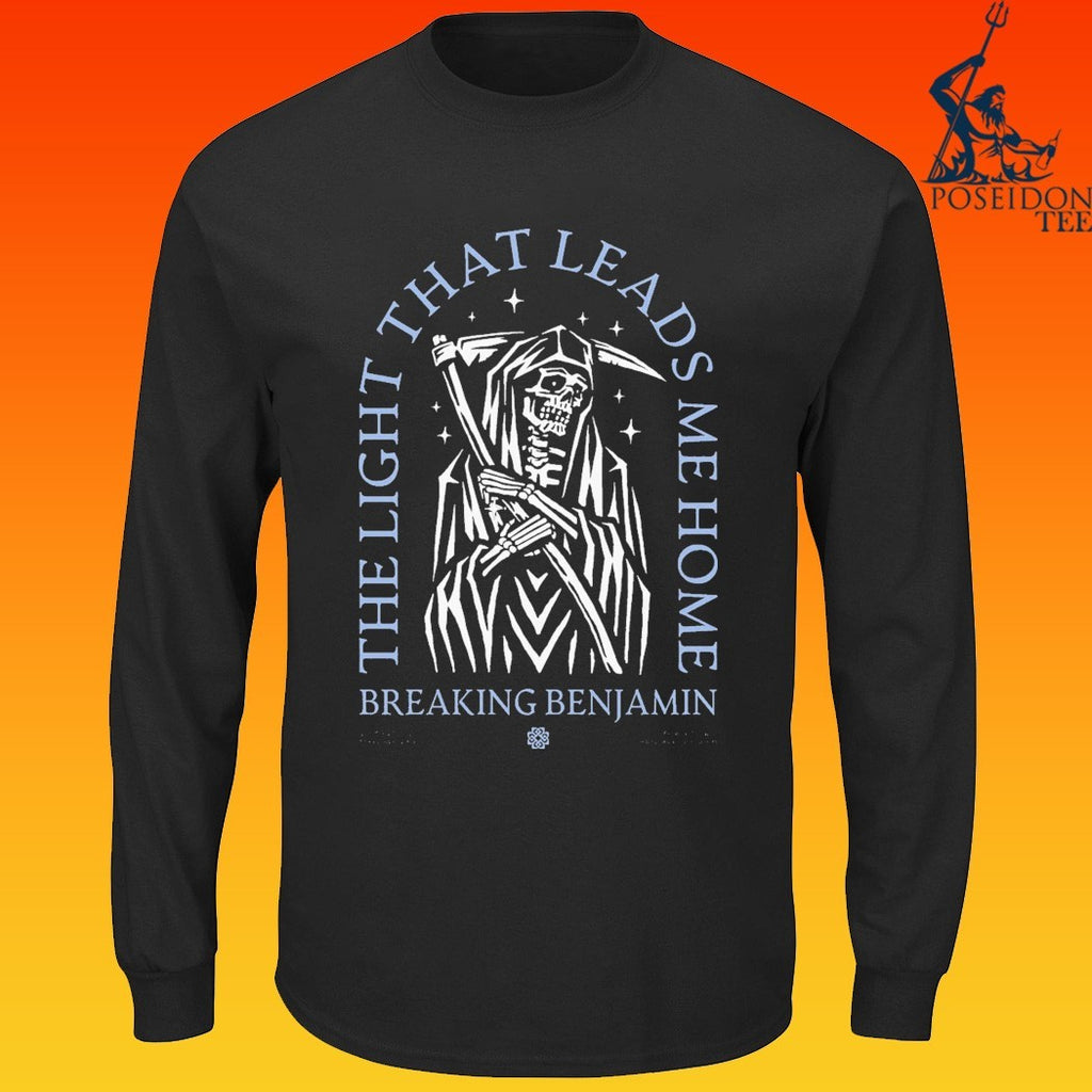Breaking Benjamin The Light That Leads Me Home Reaper 2.0 Black T-shirt