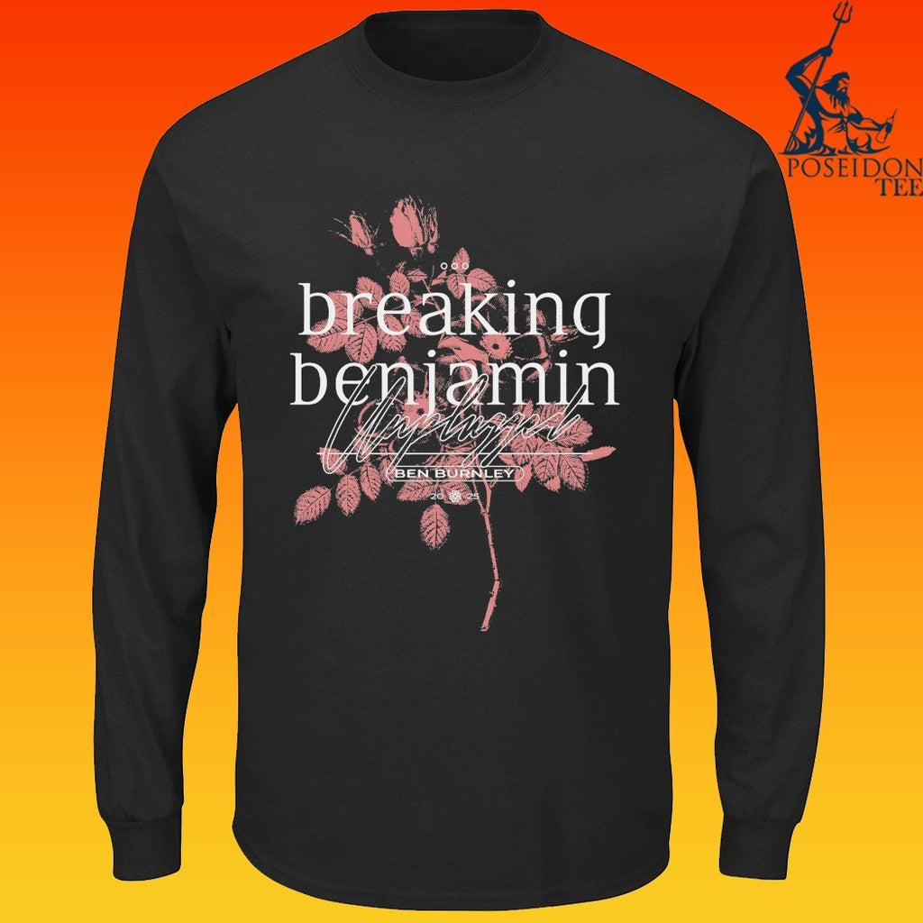 Breaking Benjamin Unplugged Flower T-shirt