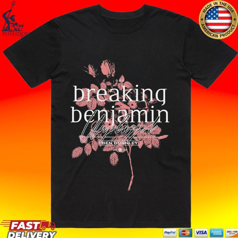 Breaking Benjamin Unplugged Flower T-shirt