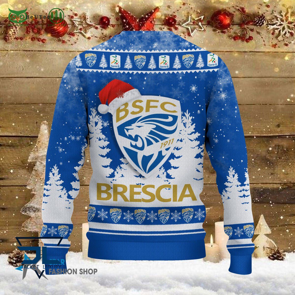 Brescia Calcio Lega Serie A Champion Ugly Sweater
