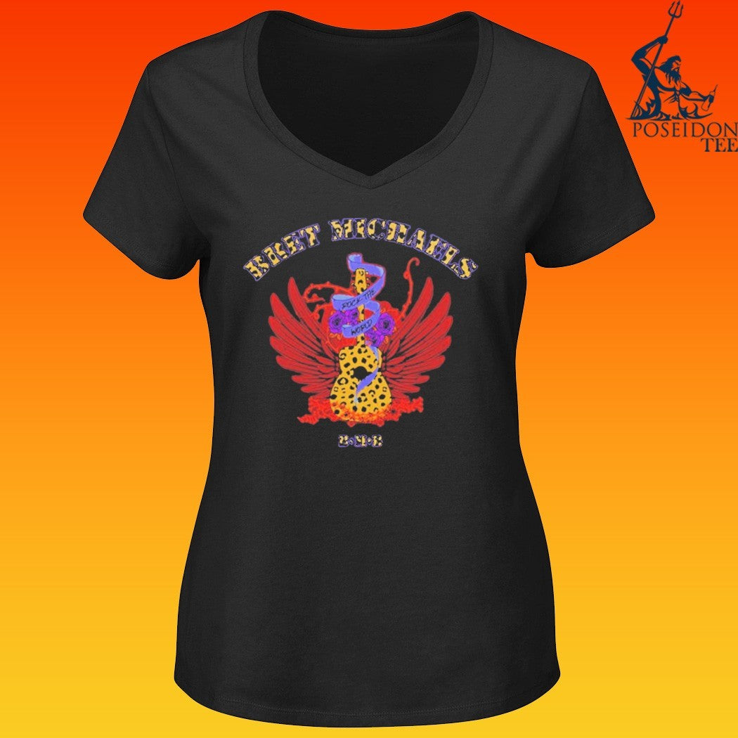 Bret Michaels Cheetah Print Guitar T-shirt