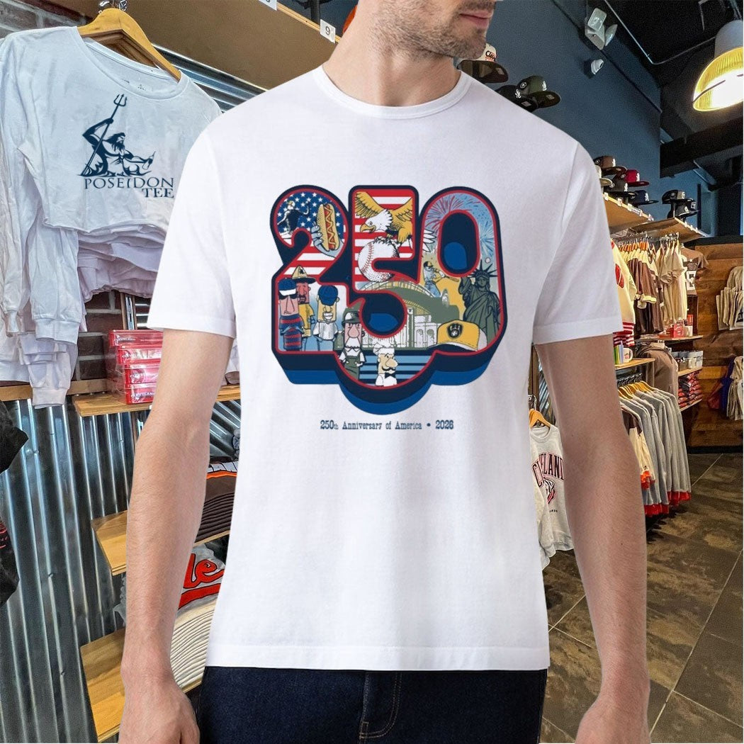 Brewers 250th Anniversary Of America 2026 T-shirt